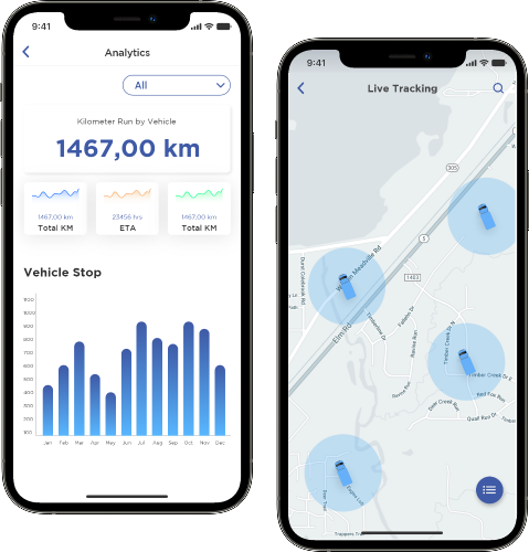 Tracky | Vehicle Tracking App | UI/UX Case Study